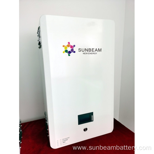 Solar energy storage wall storage battery pack